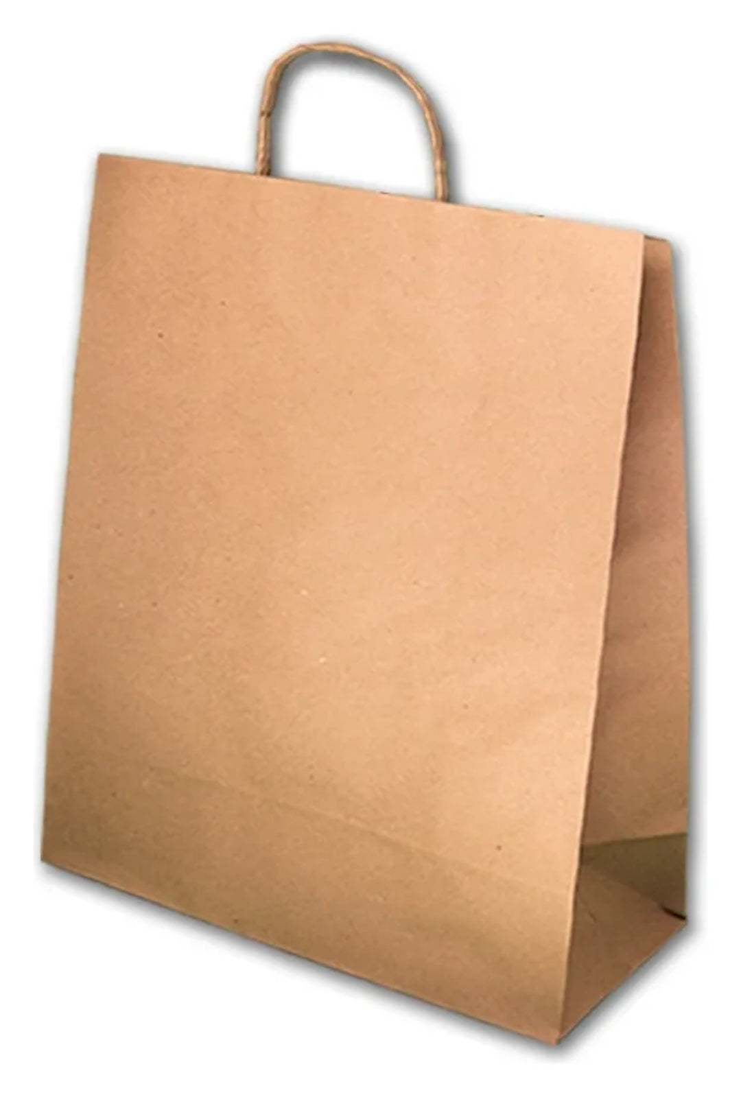 Sacola de Papel Kraft 50x22x9 cm para Delivery com Alça. MENOR PREÇO E O MAIS VENDIDO