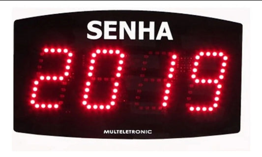 Painel de Senha com Teclado - Organize Atendimento. MENOR PREÇO E O MAIS VENDIDO