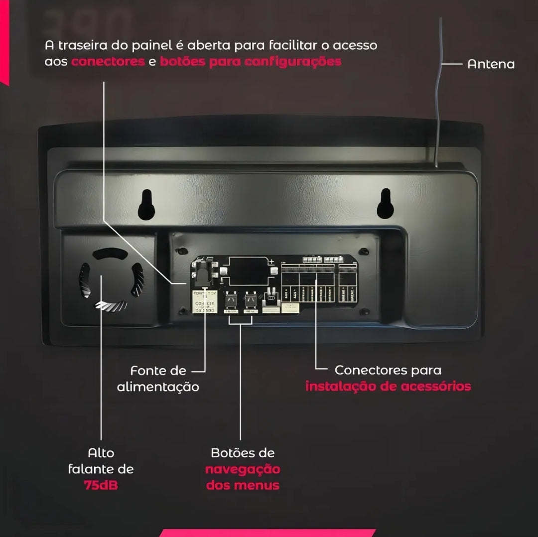 Painel de Senha com Teclado - Organize Atendimento. MENOR PREÇO E O MAIS VENDIDO
