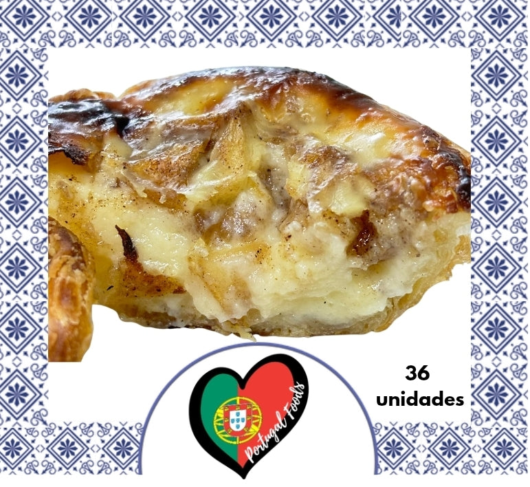 Pastel de Natas com Maçã