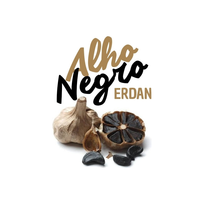 Alho Negro Erdan 1 Kg - Sabor Intenso E Único