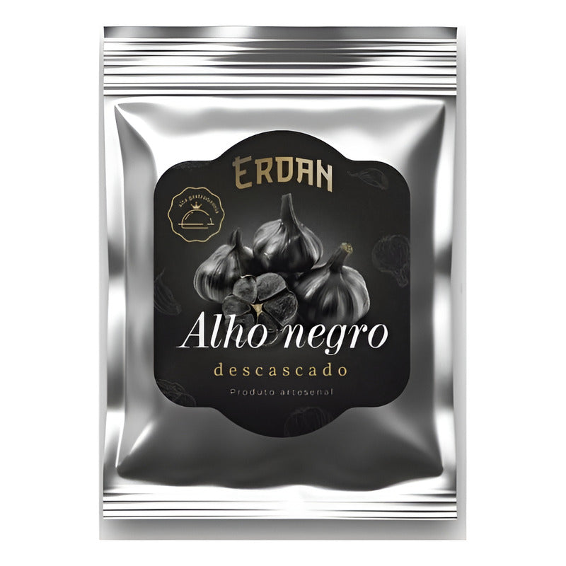 Alho Negro Erdan 1 Kg - Sabor Intenso E Único