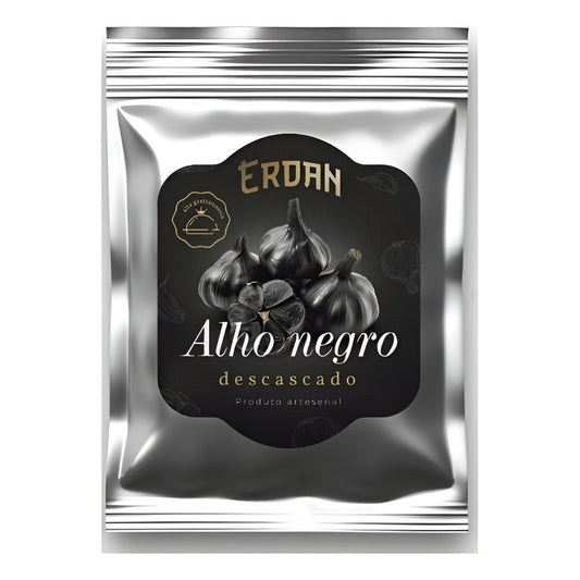 Alho Negro Erdan 1 Kg - Sabor Intenso E Único