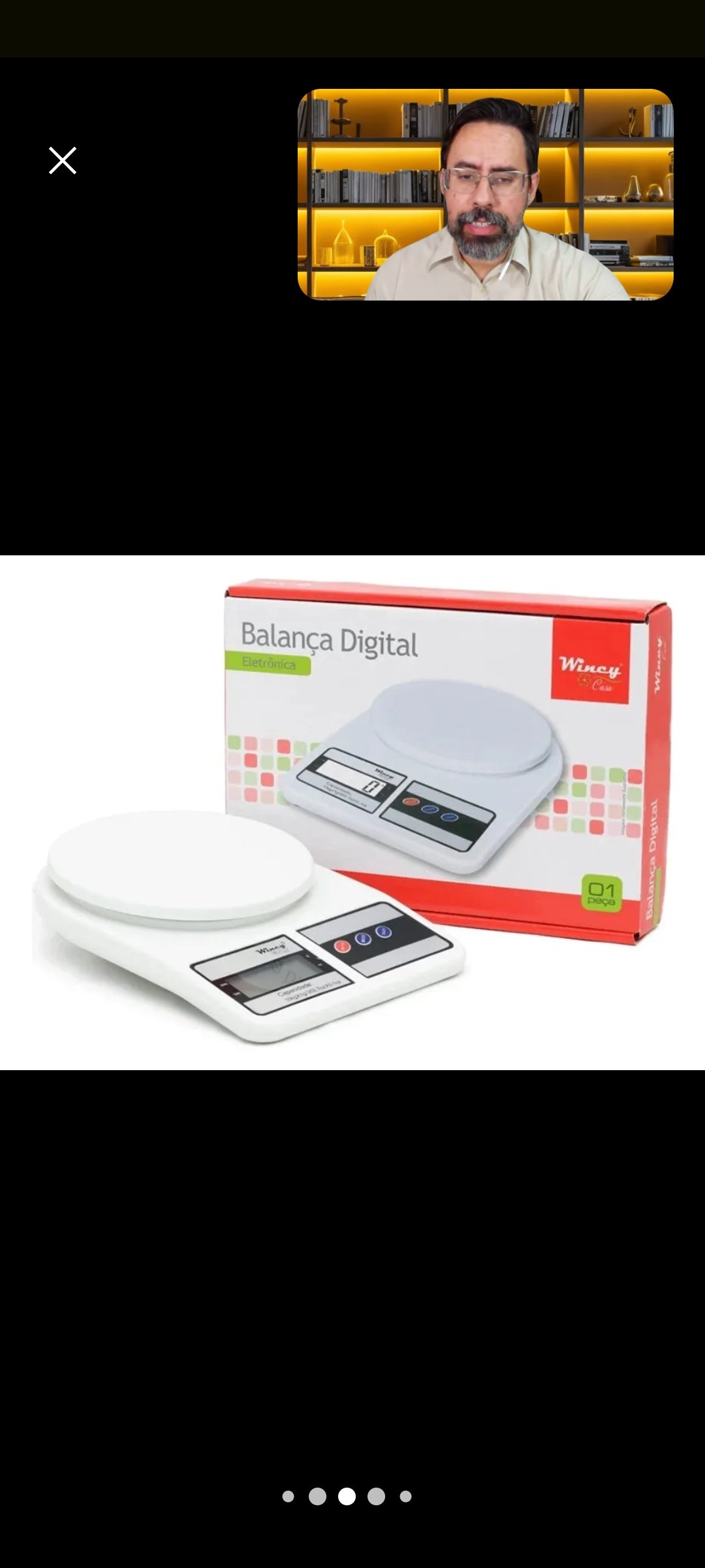 Balança Digital Eletrônica Cozinha Alta Precisão 10 kg Cor Branco. MENOR PREÇO E O MAIS VENDIDO