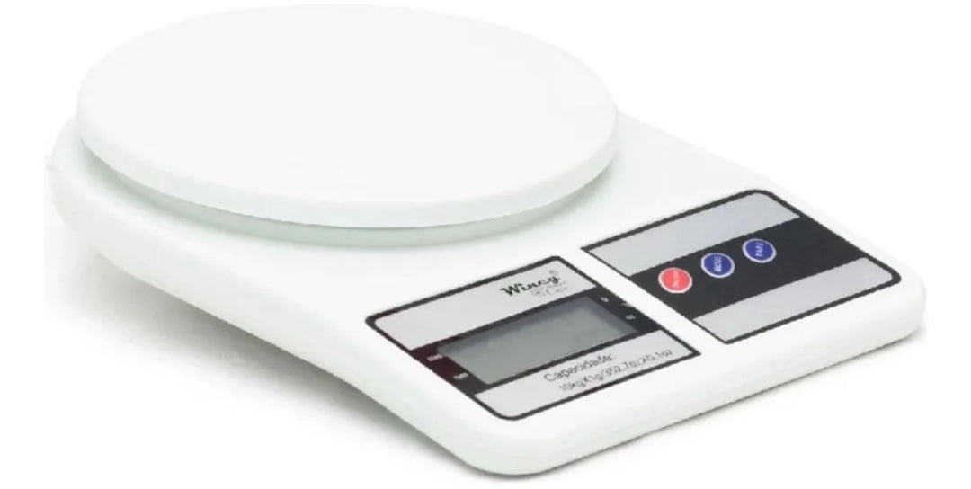 Balança Digital Eletrônica Cozinha Alta Precisão 10 kg Cor Branco. MENOR PREÇO E O MAIS VENDIDO