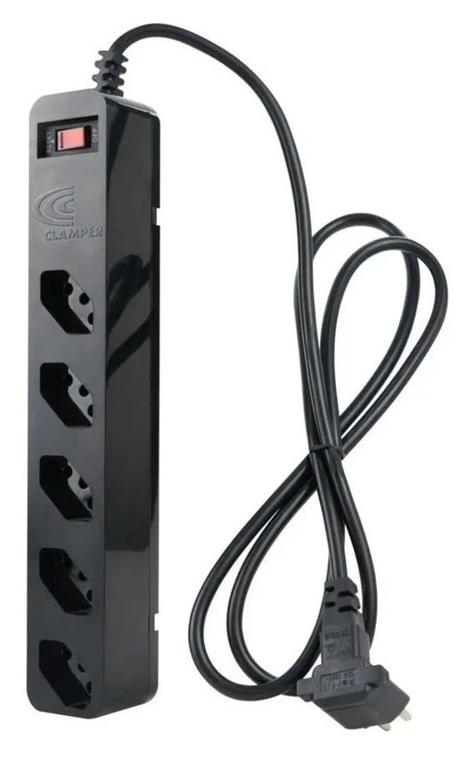 Filtro de Linha com 5 Tomadas 3 Pinos 10 Amperes Anti Raio. MENOR PREÇO E O MAIS VENDIDO