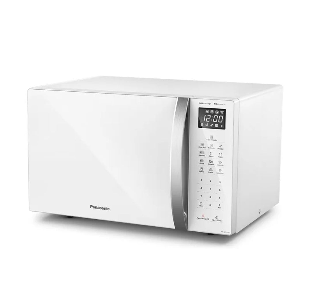 Microondas Panasonic Dupla Refeição 34 L Branco NR ST65LWRU. MENOR PREÇO E O MAIS VENDIDO.