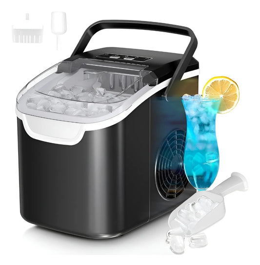 Máquina de Gelo Eficiente Rápida 2 Tipo de Cubo Ice Portatil. MENOR PREÇO E O MAIS VENDIDO.
