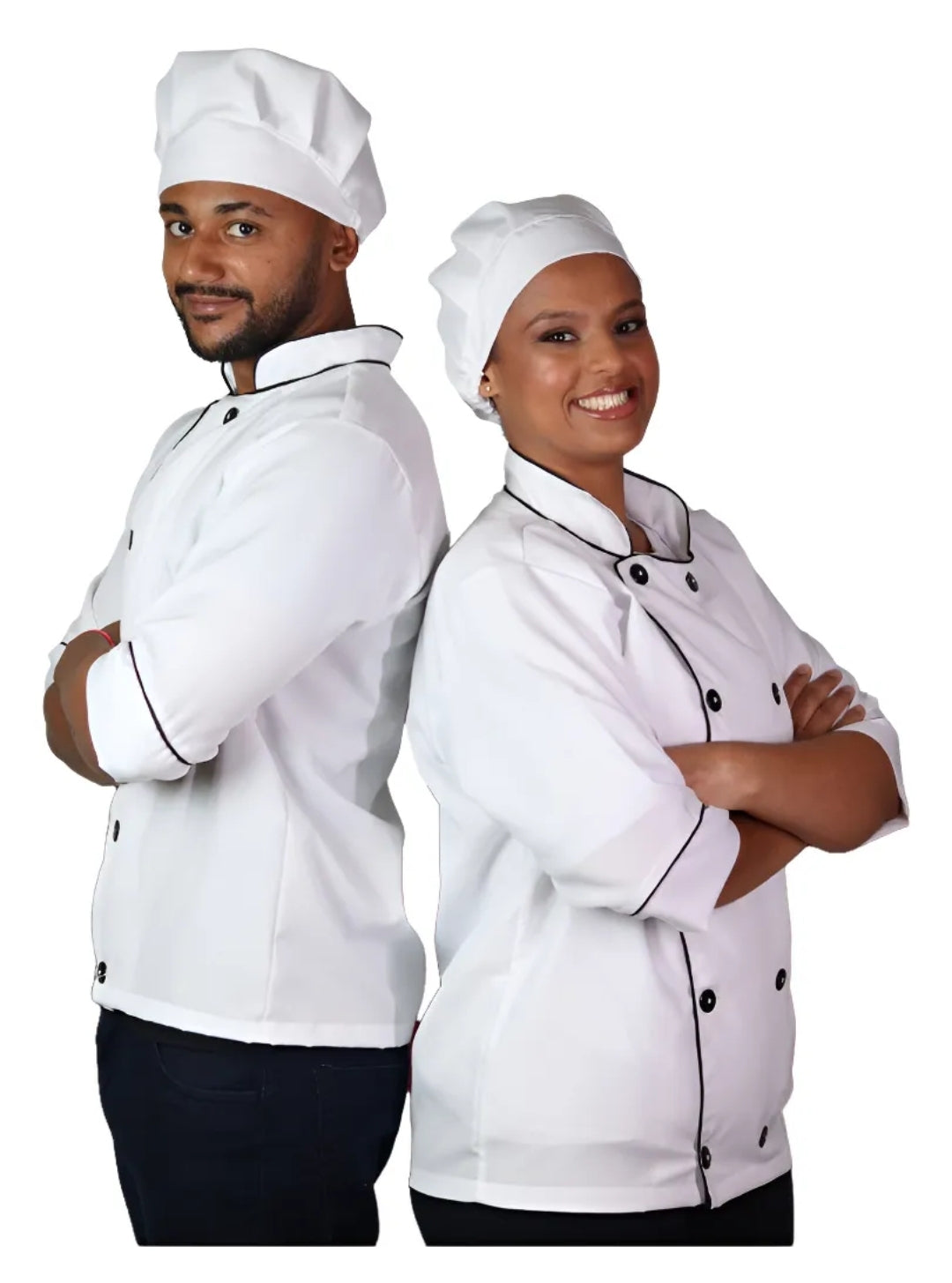 Dolma Chef Uniforme de Cozinha Doma Unisses Gola Padre. O MENOR PREÇO E O MAIS VENDIDO.