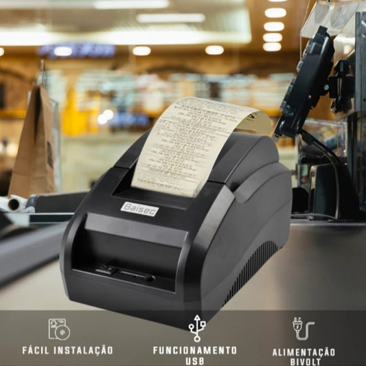 Impressora Térmica 58mm/80mm USB Não Fiscal com Guilhotina –Restaurante, Ifood, Delivery e Recibos. MENOR PRECO E A MAIS VENDIDA.