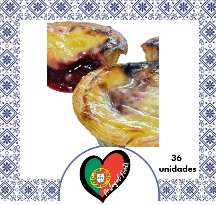Pastel de Natas de Morango (36 un)