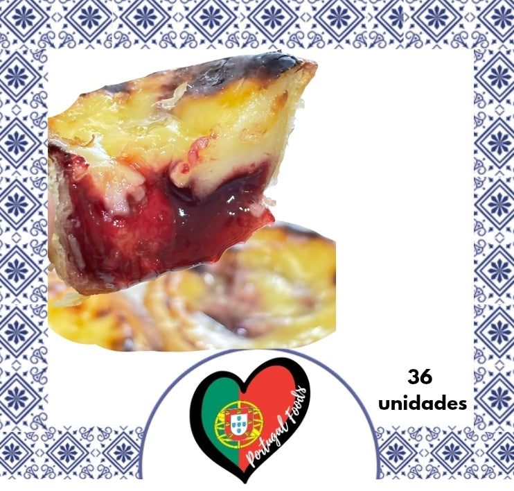 Pastel de Natas de Morango (36 un)