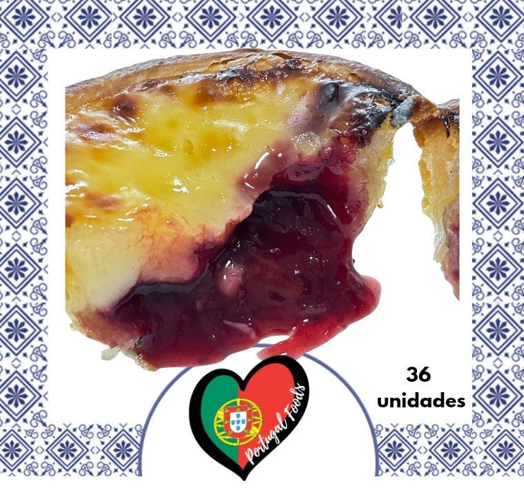 Pastel de Natas de Morango (36 un)
